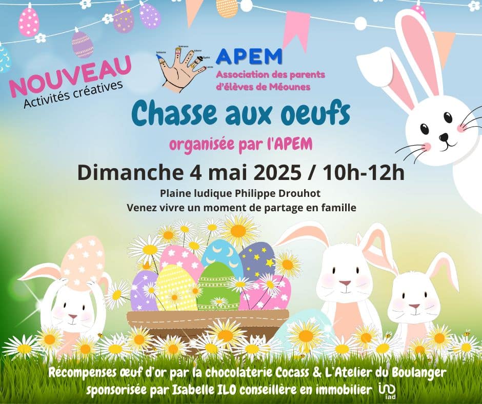 chasse aux oeufs méounes 2025